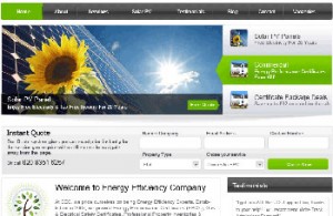 Energy Efficiency Company Web Development